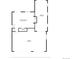 Basement floor plan featuring a recreation room, bath, and two garages at 835 S Geneva St, Aurora, CO 80247