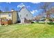 A backyard with a view of the townhome at 1662 S Blackhawk Way # A, Aurora, CO 80012