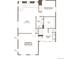 Second floor plan with loft, two bedrooms, and two bathrooms at 8480 Eagle River St, Littleton, CO 80125