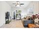 Cozy living room features neutral tones, stylish furnishings, and plenty of natural light at 8736 W 46Th Ave, Wheat Ridge, CO 80033
