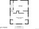 Upstairs floor plan featuring bedroom, primary bedroom and hall at 5071 Parmalee Gulch Rd, Indian Hills, CO 80454