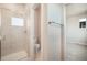 Well-lit bathroom with a shower and modern design at 6940 Clay St, Denver, CO 80221
