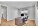 Spacious home office with wood floors and window views at 359 Castlemaine Ct, Castle Rock, CO 80104