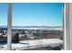 Stunning view of the neighborhood and distant mountains at 359 Castlemaine Ct, Castle Rock, CO 80104