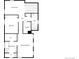 Second floor plan featuring primary and secondary bedrooms, laundry, and sitting room at 4940 Akron St, Denver, CO 80238