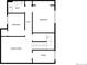 Upper floor plan with bedrooms, Gathering room, bathroom, and room for storage at 4940 Akron St, Denver, CO 80238