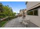 Spacious deck great for outdoor dining and enjoying backyard views at 18 Blue Sage, Littleton, CO 80127