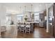 Modern kitchen with stainless steel appliances and an island at 4220 Headlight Rd, Strasburg, CO 80136