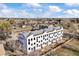 Aerial view of new townhome construction, showcasing the building's exterior at 5193 Carr St, Arvada, CO 80002