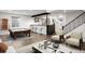 Finished basement featuring a pool table, bar area, and comfortable seating at 6405 Kenzie Cir, Castle Pines, CO 80108