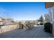 Open deck with outdoor furniture, a grill and distant views at 7680 S Blackstone Pkwy, Aurora, CO 80016