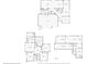 Floor plan schematic for all three levels including the basement and the location of each room at 7680 S Blackstone Pkwy, Aurora, CO 80016