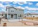 Large backyard featuring desert landscaping, a patio, and plenty of space to enjoy at 12777 Clearview St, Firestone, CO 80504