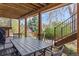 Covered patio area features an outdoor dining set, perfect for entertaining and relaxation at 7888 S Magnolia Way, Centennial, CO 80112