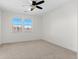 Bright, spacious bedroom with neutral carpet and a ceiling fan at 1150 Maddox Ct, Broomfield, CO 80023
