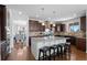 Spacious kitchen featuring granite countertops, stainless steel appliances, and a center island with seating at 1150 Maddox Ct, Broomfield, CO 80023