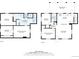 Detailed floor plan showcasing the layout of the home, including bedrooms, living spaces, and bathrooms at 3020 Niagara St, Denver, CO 80207