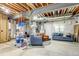 Spacious unfinished basement with exposed ceiling and room for customization and various recreational activities at 3354 Wabash St, Denver, CO 80238