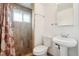 Bathroom features a walk-in shower and modern fixtures at 12734 Anhawa Ave, Longmont, CO 80503