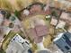 Overhead view of backyard with a deck, patio, and ample space for outdoor activities at 11254 Oakland Dr, Commerce City, CO 80640