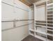Walk-in closet with shelving and racks at 11254 Oakland Dr, Commerce City, CO 80640
