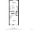 A black and white floor plan featuring the layout of the home's first floor with all measurements displayed at 3295 S Estes St, Lakewood, CO 80227