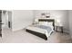 Serene main bedroom with plush carpeting, soft lighting, and stylish decor at 4888 Noris Ave, Morrison, CO 80465