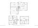 Detailed floor plan showcasing the layout of the home's rooms, including bedrooms, kitchen, living spaces and bathrooms at 13123 Spica Dr, Lone Tree, CO 80124