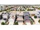 Aerial view of home highlighting the backyard patio at 6654 Pecos St, Denver, CO 80221