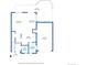 This floor plan highlights the layout of the main level with a kitchen and living spaces at 10223 Vine Ct, Thornton, CO 80229