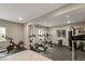 Spacious home gym with weights, machines, and ample room for a complete fitness regimen at 7734 Blue Water Dr, Castle Rock, CO 80108