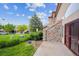 A patio with rock detail at 10725 Eliot Cir # 102, Denver, CO 80234