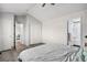 Cozy bedroom with wood floor, closet, and ensuite bathroom for a relaxing and private retreat at 4220 E 119Th Pl # A, Thornton, CO 80233