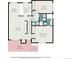 Floor plan highlighting living areas, primary bedroom, kitchen, dining area, and baths at 4220 E 119Th Pl # A, Thornton, CO 80233