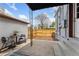 Intimate backyard with a concrete patio, perfect for outdoor dining and relaxation at 3059 N Humboldt St, Denver, CO 80205