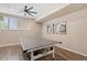 Recreation room with a sleek ping pong table and modern fan at 9576 E 147Th Pl, Brighton, CO 80602