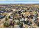 Aerial view of a neighborhood with houses and streets at 16118 Peregrine Dr, Parker, CO 80134