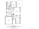 Detailed floor plan showcasing the layout of the home's first floor, including room dimensions at 11837 Meadowood Ln, Parker, CO 80138