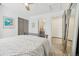 Comfortable bedroom featuring soft carpet and an en-suite bathroom for convenience at 6281 Mcintyre Way, Golden, CO 80403