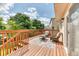 Inviting outdoor deck with wicker seating, perfect for relaxing and entertaining at 5075 Weeping Willow Cir, Highlands Ranch, CO 80130