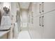 Elegant bathroom boasts ample closet space, shower and storage at 1201 N Williams St # 4C, Denver, CO 80218