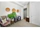 Bright office featuring a plant, decorative baskets, books, and modern decor at 2100 N Humboldt St # 208, Denver, CO 80205
