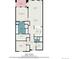 Detailed floor plan showcasing the layout of the primary bedroom, living room, kitchen, and balcony at 1699 N Downing St # 302, Denver, CO 80218