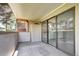 Outdoor patio with sliding glass doors and storage at 600 Manhattan Dr # 4C, Boulder, CO 80303
