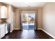 Bright dining area with sliding glass doors to backyard at 3564 S Jebel Cir, Aurora, CO 80013