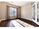 Sunlit office with hardwood floors and French doors at 3564 S Jebel Cir, Aurora, CO 80013