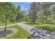 Scenic walking path winding through lush green grass and mature trees, perfect for enjoying the outdoors at 3000 S Newland St, Denver, CO 80227