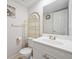 Bathroom features a large mirror, vanity and fixtures at 1254 S Yosemite Way # 99, Denver, CO 80247