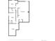 Floorplan of basement featuring recreation room, bath, two bedrooms, and walk-in closet at 16201 Lanceleaf Pl, Parker, CO 80134