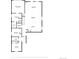 Open-concept floorplan with primary bedroom, living room, dining area, kitchen, and bedrooms at 16201 Lanceleaf Pl, Parker, CO 80134